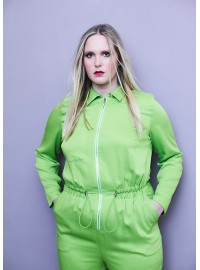 Ryškus Sheego by Miyabi Kawai viskozės kombinezonas