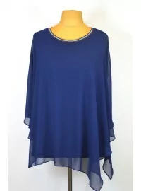 Sheego tunika su virutiniu šifono sluoksniu