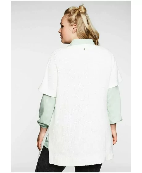 Ilgas Sheego megztinis paaukštinta apykakle