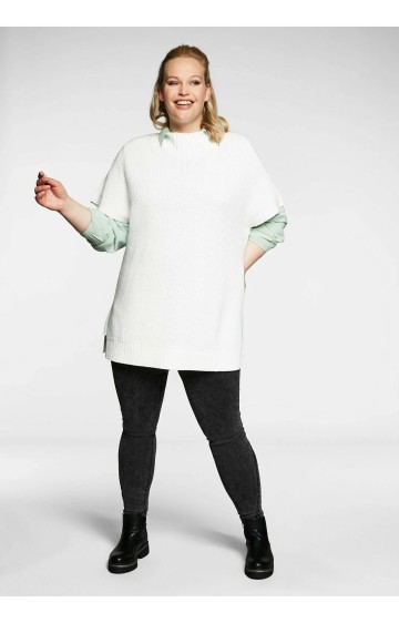 Ilgas Sheego megztinis paaukštinta apykakle