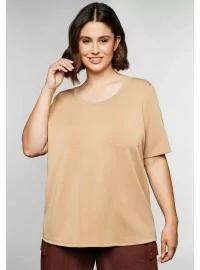 Sheego švelnūs marškinėliai trumpomis rankovėmis