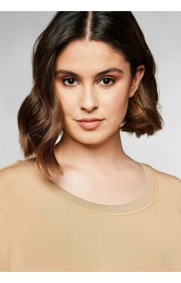 Sheego švelnūs marškinėliai trumpomis rankovėmis