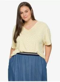 Sheego trikotažo marškinėliai (padidinti)