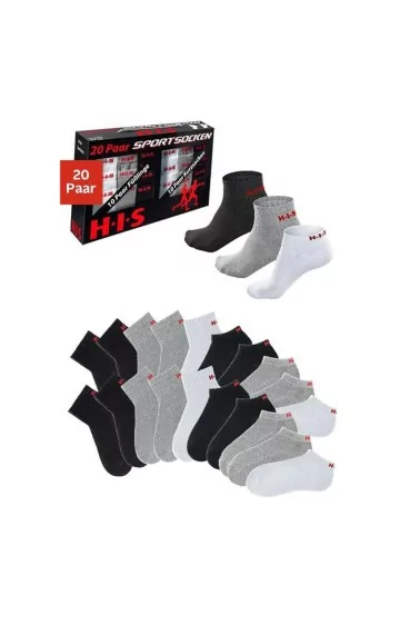 H.I.S kojinių komplektas (20 porų)