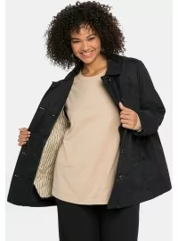 Trumpas Sheego lietpaltis su išsegamu pašiltinimu