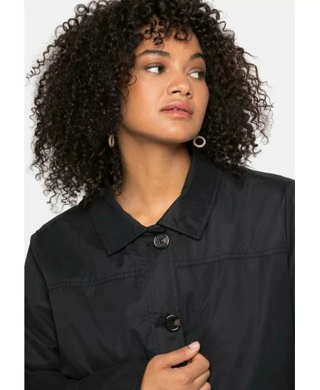 Trumpas Sheego lietpaltis su išsegamu pašiltinimu