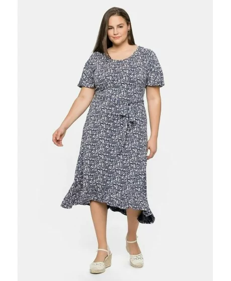 Sheego trikotažo suknelė sparnelių tipo rankovėmis