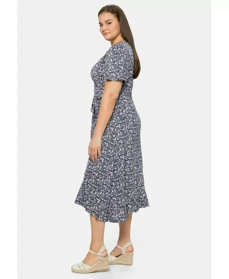 Sheego trikotažo suknelė sparnelių tipo rankovėmis