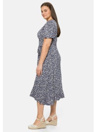 Sheego trikotažo suknelė sparnelių tipo rankovėmis