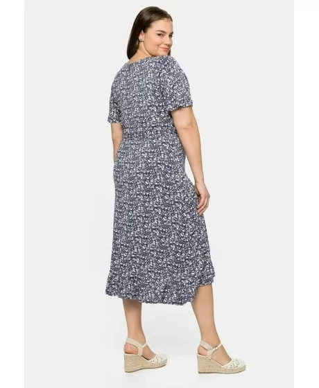 Sheego trikotažo suknelė sparnelių tipo rankovėmis