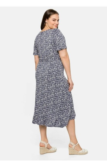 Sheego trikotažo suknelė sparnelių tipo rankovėmis