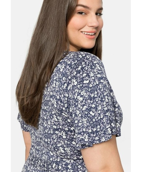 Sheego trikotažo suknelė sparnelių tipo rankovėmis