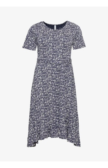 Sheego trikotažo suknelė sparnelių tipo rankovėmis