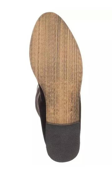 Zomšiniai Sheego batai plačiai blauzdai