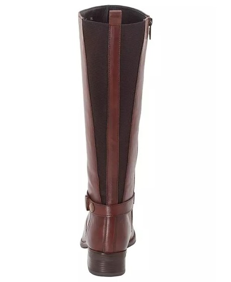 Natūralios odos Sheego batai plačiai blauzdai