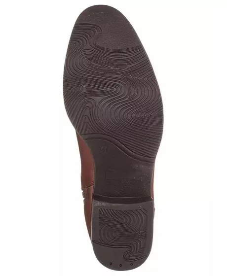 Natūralios odos Sheego batai plačiai blauzdai