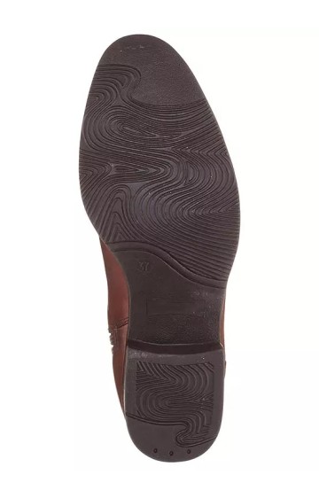 Natūralios odos Sheego batai plačiai blauzdai