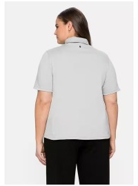 Sheego trikotažo palaidinė paaukštinta apykakle