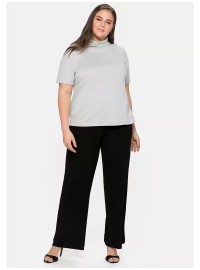 Sheego trikotažo palaidinė paaukštinta apykakle