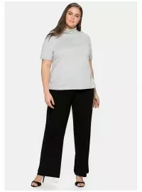 Sheego trikotažo palaidinė paaukštinta apykakle