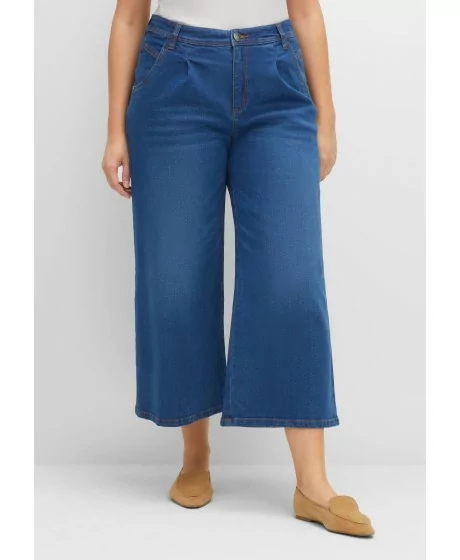 Platūs Sheego džinsai 7/8 ilgio