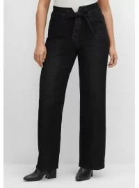 Platūs Sheego džinsai aukštu juosmeniu