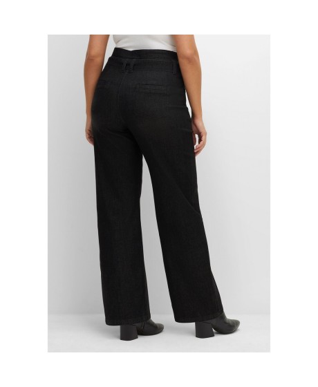 Platūs Sheego džinsai aukštu juosmeniu