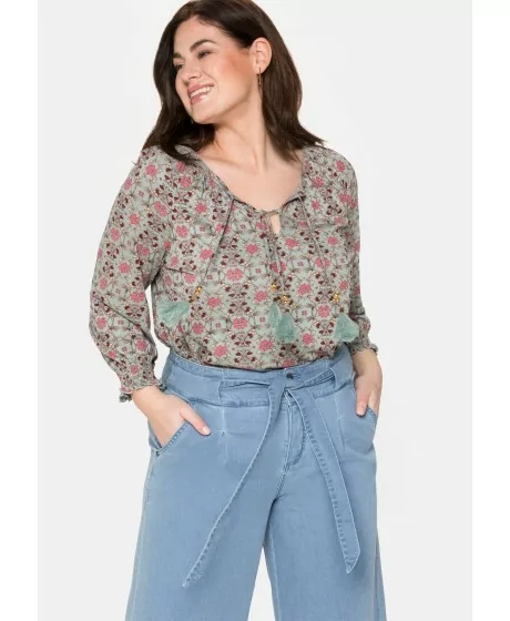 Romantiška Sheego trikotažo palaidinė