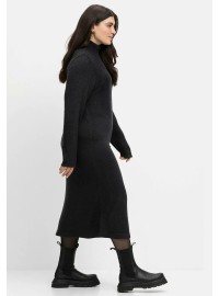 Tiesaus silueto Sheego megzta suknelė su kašmyru