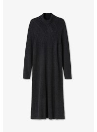 Tiesaus silueto Sheego megzta suknelė su kašmyru