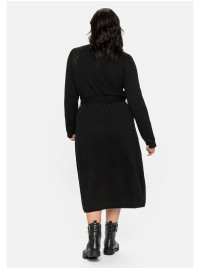 Raštuoto mezgimo Sheego suknelė