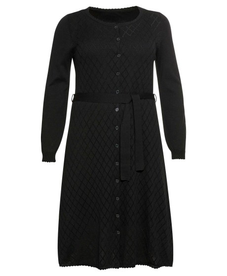 Raštuoto mezgimo Sheego suknelė