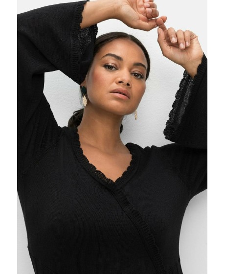 Megzta Sheego suknelė gilia V formos iškirpte