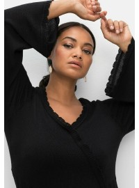 Megzta Sheego suknelė gilia V formos iškirpte