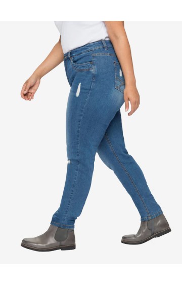 Siauro kirpimo Sheego džinsai aukštoms moterims