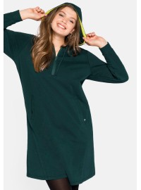 Sportinio stiliaus Sheego suknelė su gobtuvu