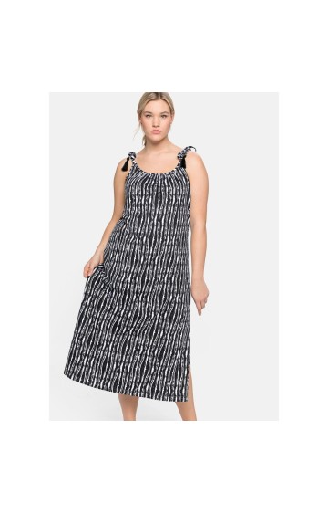 Sheego tvirto medvilnės trikotažo suknelė