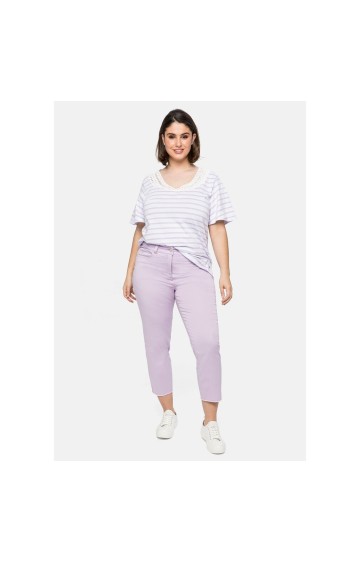 Sheego 7/8 ilgio medvilnės kelnės