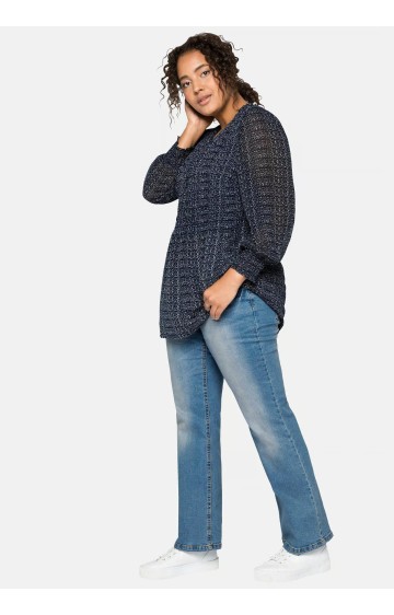 Sheego dvisluoksnė šifono tunika