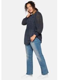 Sheego dvisluoksnė šifono tunika