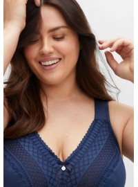 Sheego medvilnės liemenėlė be lankelių