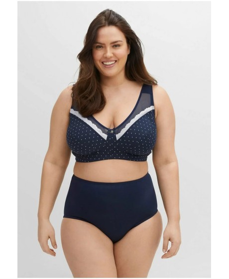 Sheego medvilnės liemenėlė be lankelių