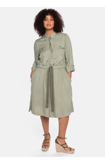 Sheego marškinių tipo suknelė 3/4 ilgio rankovėmis