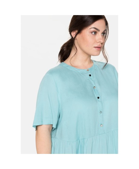 Sheego viskozės suknelė trumpomis rankovėmis