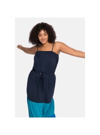 Sheego vasarinė trikotažo suknelė su nusegamomis petnešėlėmis