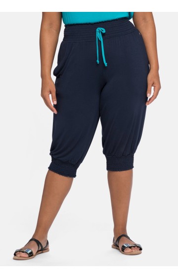 Sheego trikotažinės kapri stiliaus kelnės