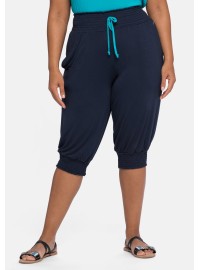 Sheego trikotažinės kapri stiliaus kelnės