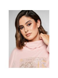 Sheego trikotažo palaidinė paaukštinta apykakle