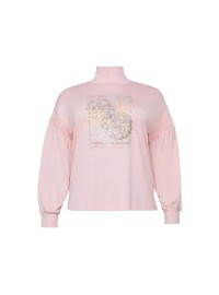 Sheego trikotažo palaidinė paaukštinta apykakle