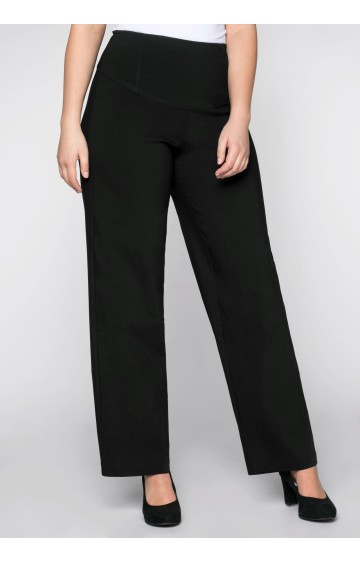 Sheego kelnės su integruotomis kūną formuojančiomis kelnaitėmis